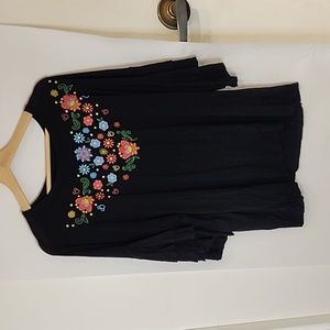 Disney "The 3 Caballeros" Women's Rayon‎ Blouse size XL